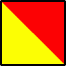 Signalflag Oscar Symbol