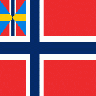Norwegian Union Flag Fed 01 Symbol title=