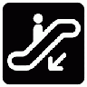 Aiga Escalator Down1 Symbol