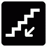 Aiga Stairs Down1 Symbol