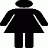 Aiga Toilet Women  Symbol