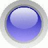 Led Circle Blue Symbol