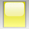 Led Rectangular V Yellow Symbol