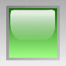 Led Square Green Symbol
