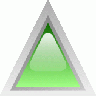 Led Triangular 1 Green Symbol title=