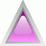 Led Triangular 1 Purple Symbol