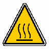 Hot Surface Danger Luca R Symbol